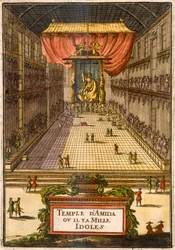 Der Tempel von Amida, aus 